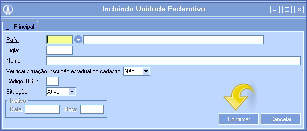 Incluindo Unidade Federativa