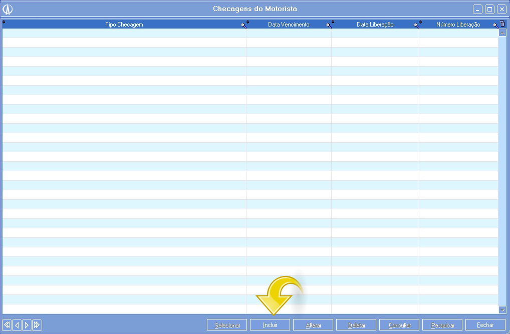 Checagens de Motorista