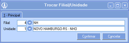 Acessando filial 4